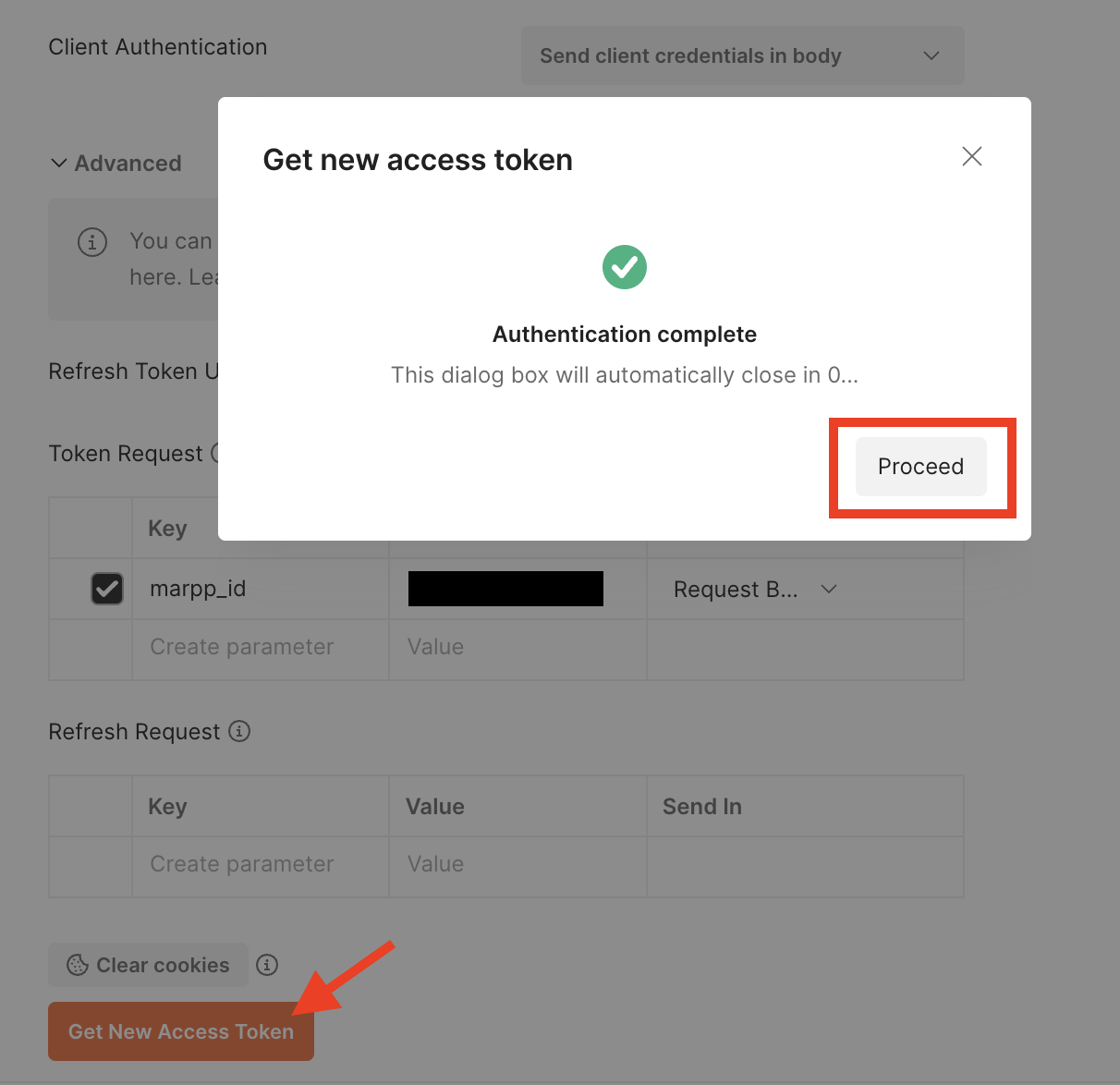 Authentication configuration